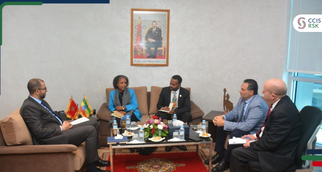 Visite de courtoisie de Son Excellence Madame Nardos Ayalew, Ambassadrice de la République Démocratique Fédérale d'Éthiopie au Maroc.