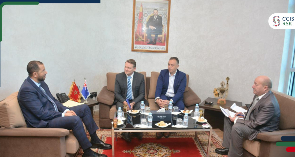Visite de courtoisie de S.E. M. Damien Donovan, Ambassadeur d’Australie au Maroc, à la CCIS-RSK.