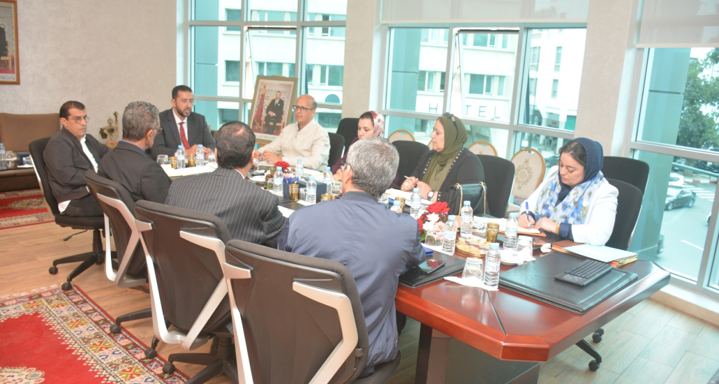 غرفة التجارة والصناعة والخدمات لجهة الرباط - سلا – القنيطرة تعقد اجتماعا لمكتبها المسير.