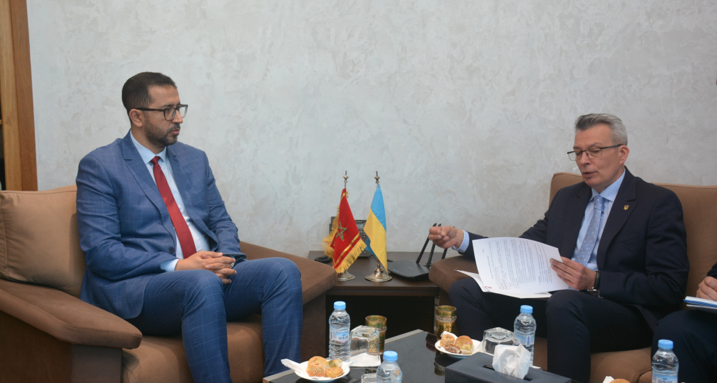 Coopération économique maroco-ukrainienne : Le Président de la Chambre reçoit S.E. M. Serhii Saienko, Ambassadeur d’Ukraine au Maroc.