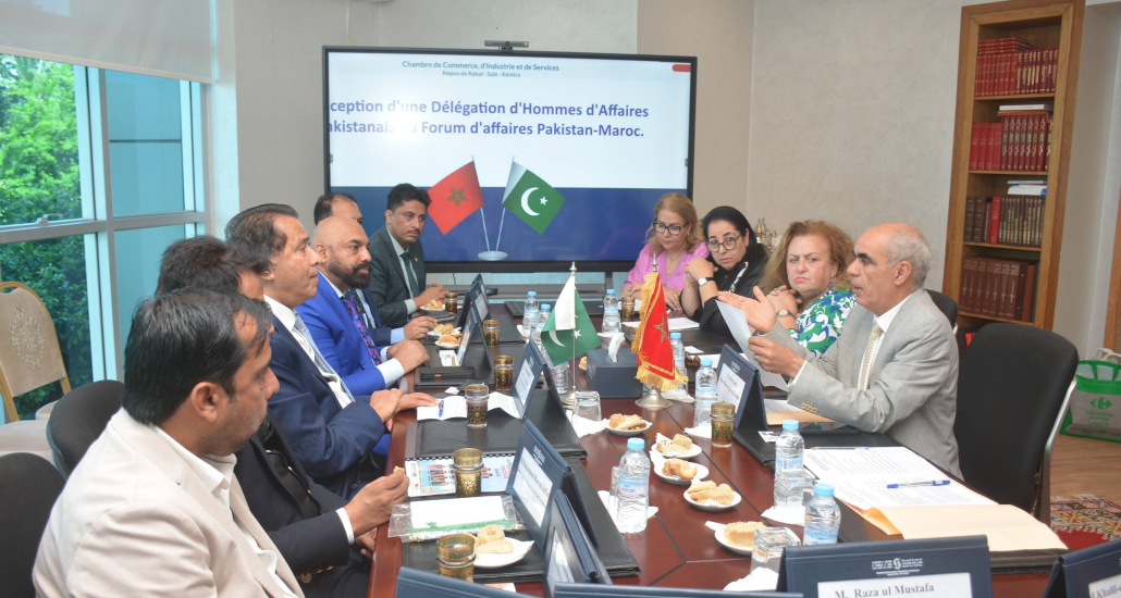 Rencontre d’affaires Maroc-Pakistan à la Chambre de Commerce de Rabat-Salé-Kenitra.