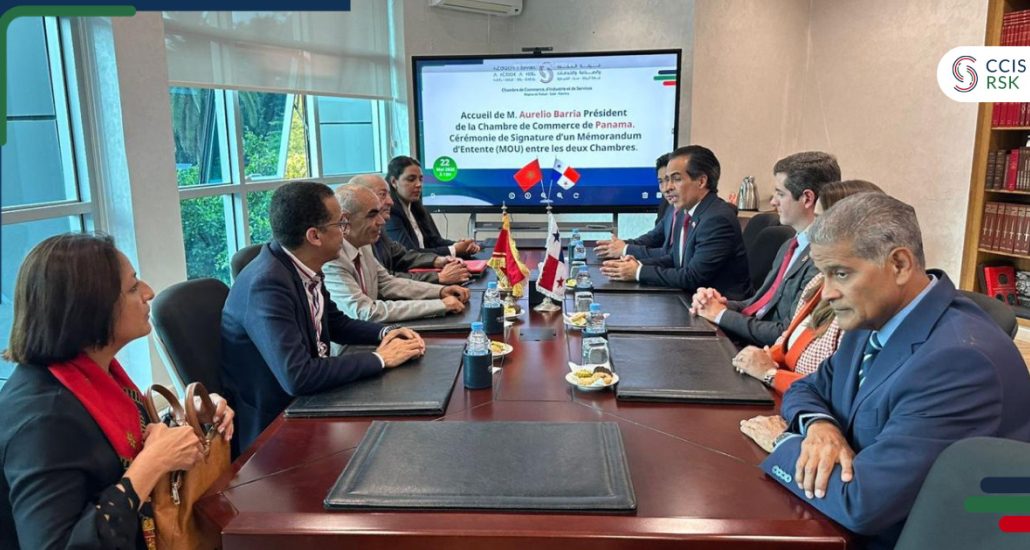 Une nouvelle dynamique de coopération économique entre le Maroc et le Panama : Signature d’un mémorandum d’entente entre la CCIS de la région Rabat-Salé-Kénitra et la CCIAP du Panama .