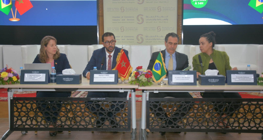 Rencontres B2B Maroc – Brésil : Une dynamique partenariale renforcée au siège de la CCIS-RSK .