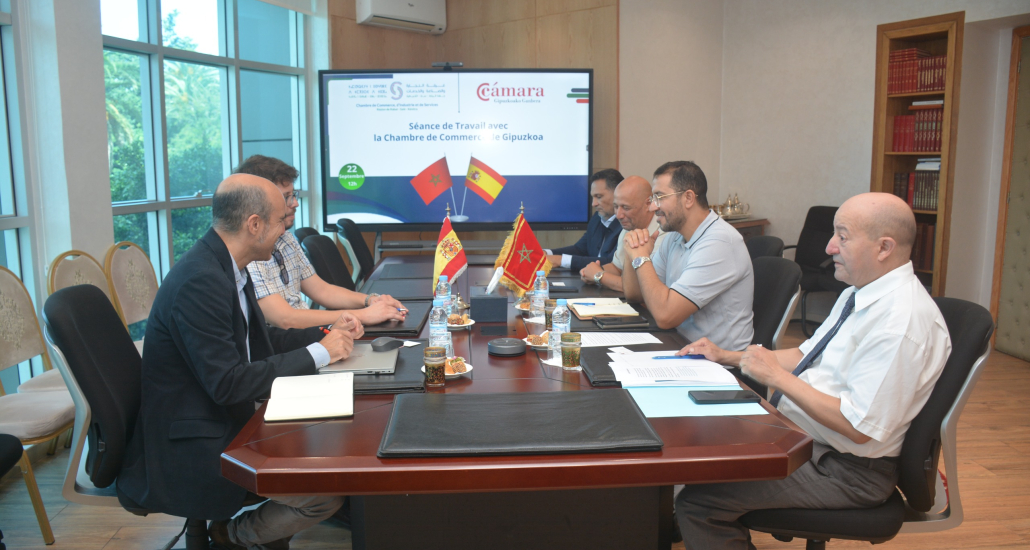La CCIS de Rabat-Salé-Kenitra et la Chambre de Commerce de Guipúzcoa (Espagne) : Vers une coopération économique renforcée.